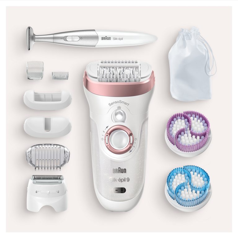 Braun Silképil 9 SkinSpa SensoSmart™ 9/980 epilator rose gold 4in1
