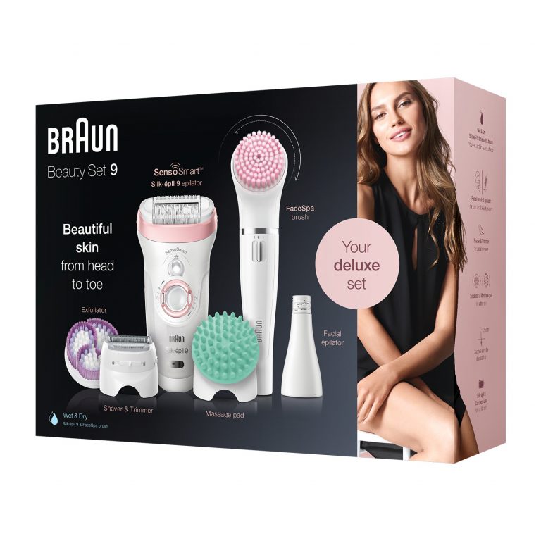 Braun Beauty Set 9 9985BS Deluxe 7in1 Cordless Wet & Dry Epilator